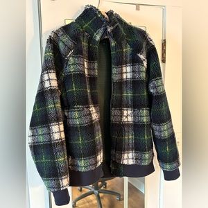 J Crew Sherpa Jacket. Size Medium.